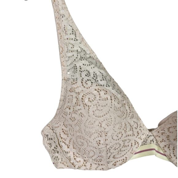 ThirdLove Artisan Lace Plunge Bra French Vanilla Size 34B - Picture 6 of 13